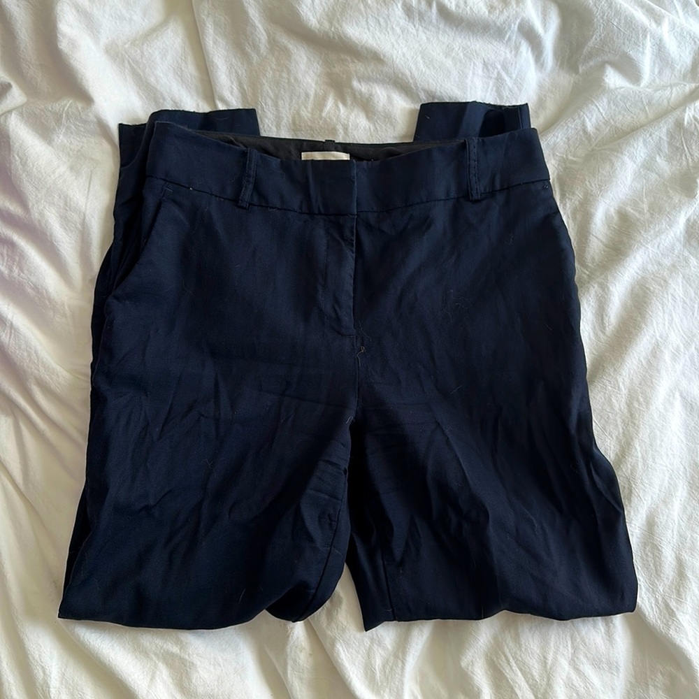 Sezane trousers in navy blue